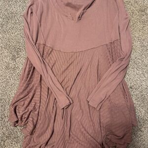 We The Free Mauve Tunic Top